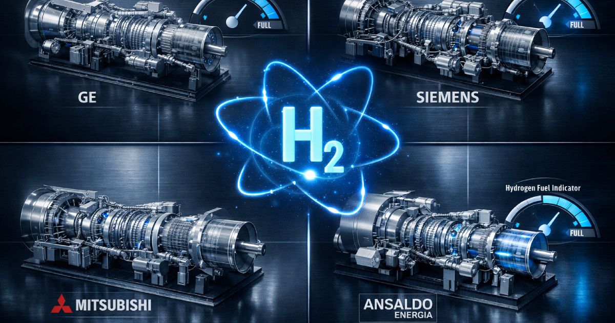Hydrogen Gas Turbine OEM Comparison 2026: Siemens vs GE Vernova vs